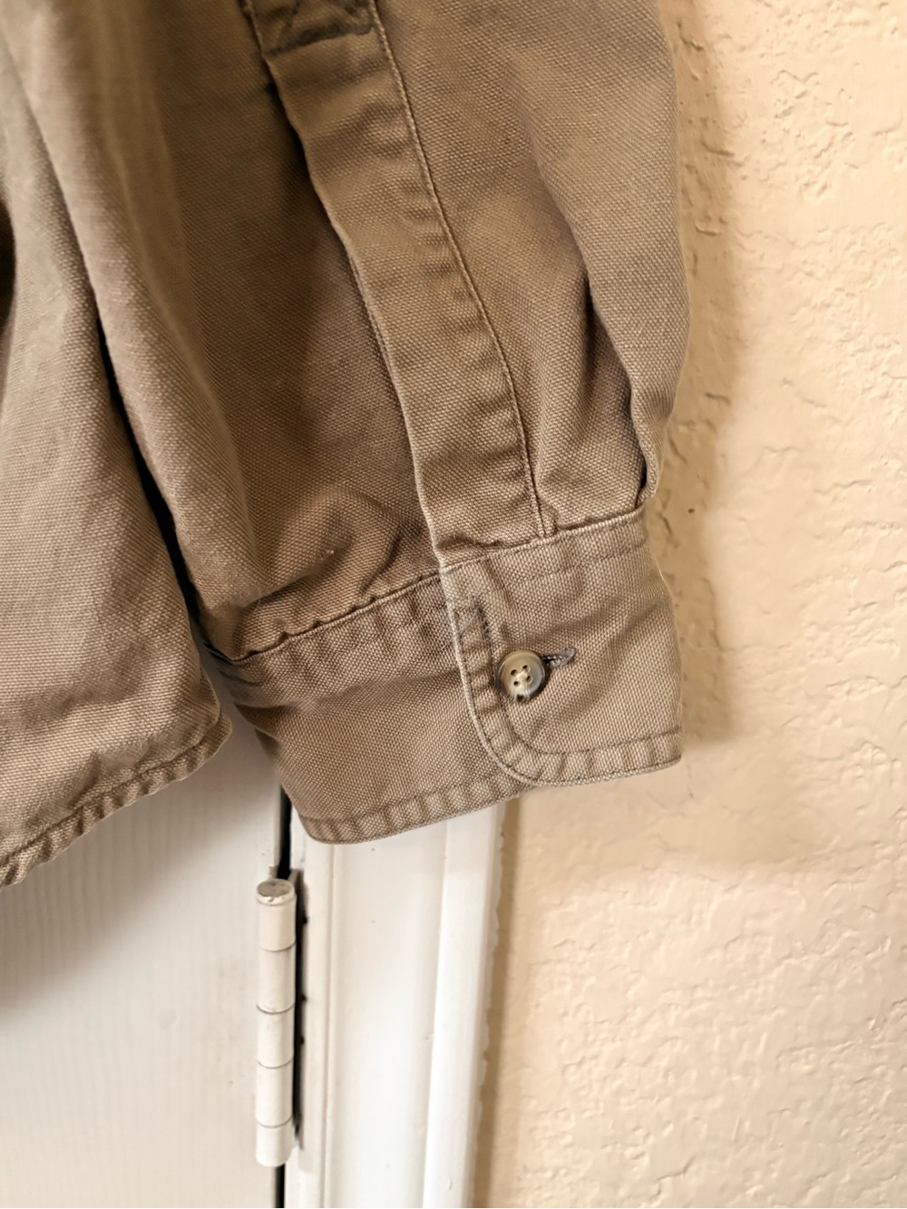 Field Gear Classic Khaki Green Fleece Plaid Lined Button-Down Shirt Jacket Large - Picture 8 of 12